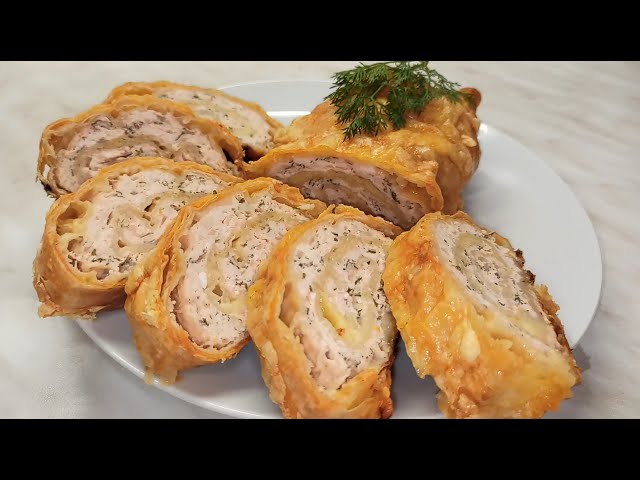 Закусочный рулет с фаршем и сыром от Елена LUSIKA - Простой рецепт
