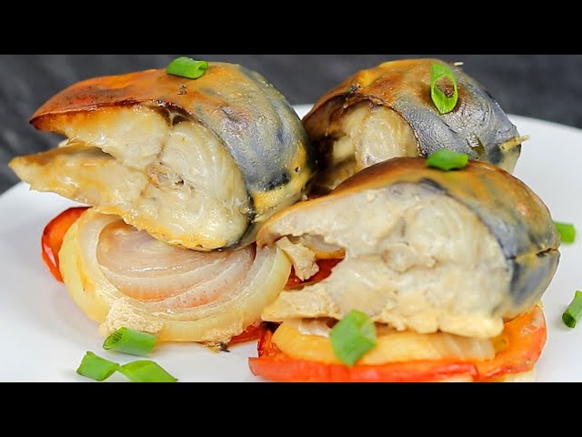 Сочная скумбрия в духовке от Вкусные советы