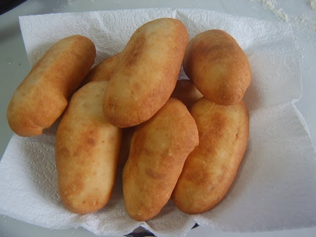 Жареные пирожки с сосисками от Маринкины Творинки