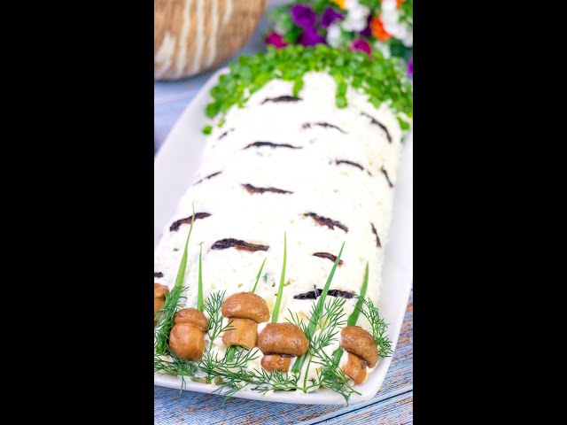 Салат Березка с черносливом и курицей от Рецепты от Людмилы Борщ