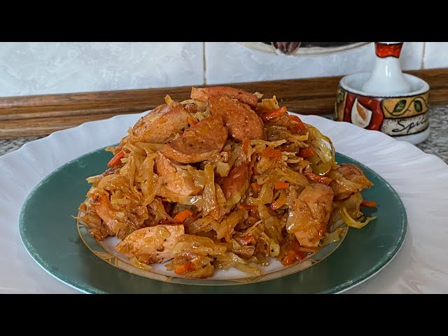 Тушёная капуста с колбасой от Ирина Белая