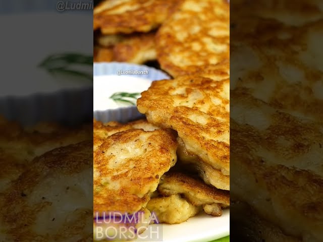 Нежные оладьи из рыбы от Рецепты от Людмилы Борщ