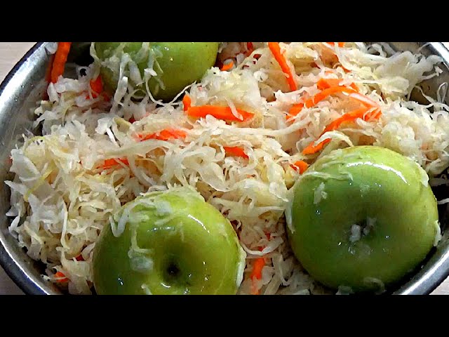 Квашеная капуста с яблоками от  Всё просто и легко