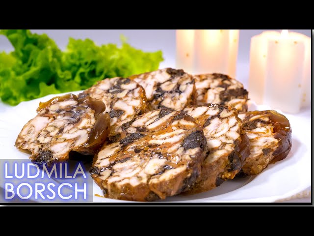 Мясная закуска на праздничный стол от Рецепты от Людмилы Борщ