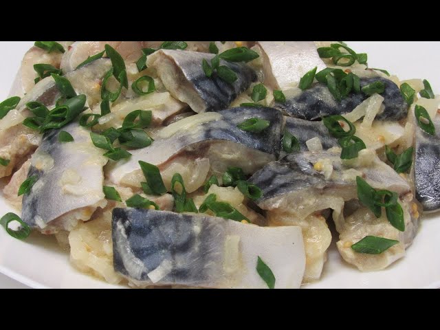 Маринованная скумбрия на праздник от Вкусный уголок
