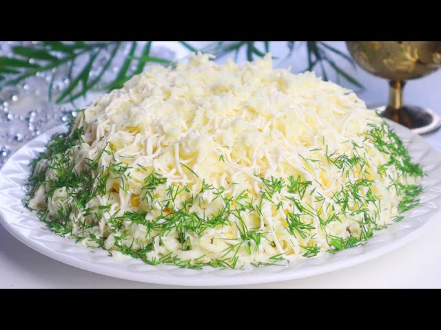 Праздничный салат с консервами от Вика-Простые Рецепты