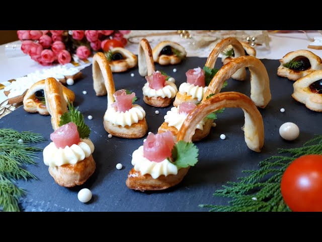 Новогодняя закуска Туфельки от Территория Вкусняшек