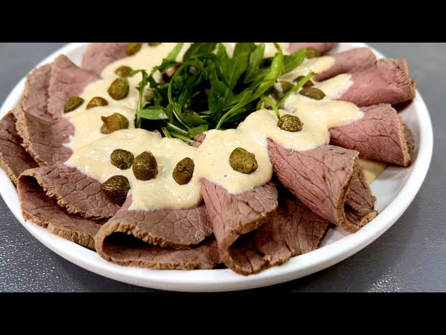 Телятина в соусе из тунца на новогодний стол от Вкусная минутка