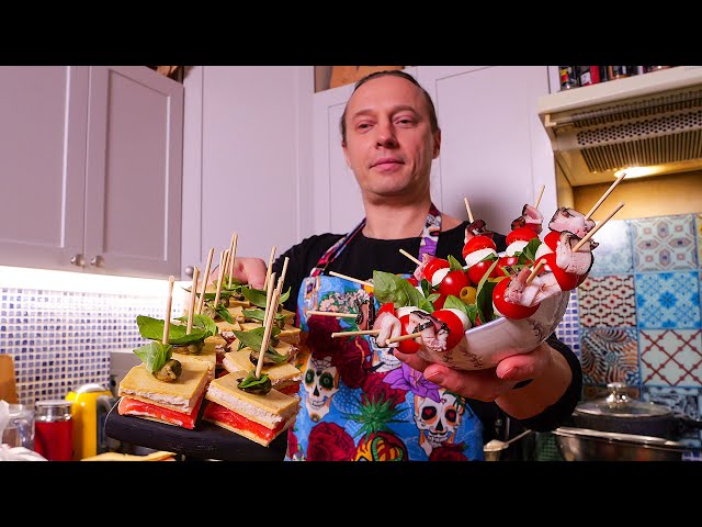Закуски на праздничный стол от Шеф-повар Василий Емельяненко