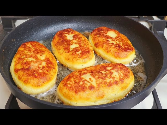 Жареные картофельные пирожки с мясом и шампиньонами от Пазанда Замира