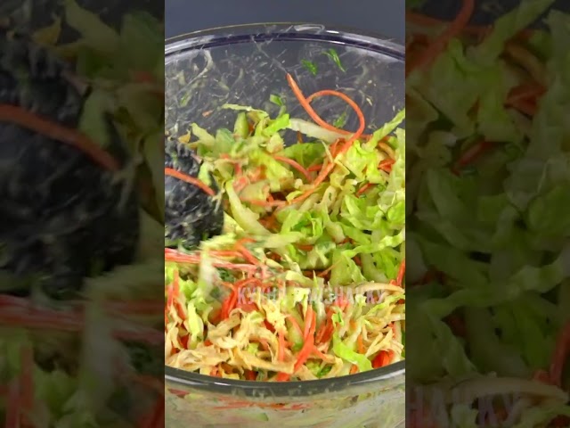 Простой салат с пекинской капусты, курицы и моркови по-корейски от Вкусная минутка Лайт