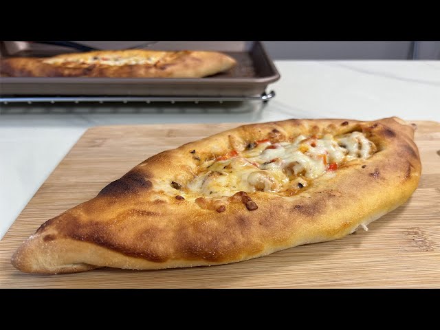 Пицца с хрустящей корочкой от Вкусная еда с Хадиджей