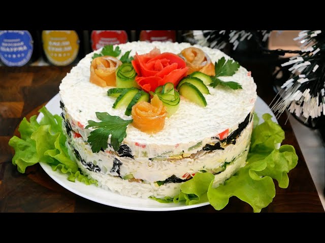 Салат с крабовыми палочками на праздничный стол от Галина Кухня