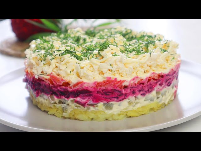 Оригинальный салат из свёклы от Вика-Простые Рецепты
