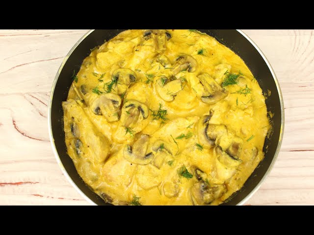 Курица с грибами в сливочном соусе от Ирина Фианде