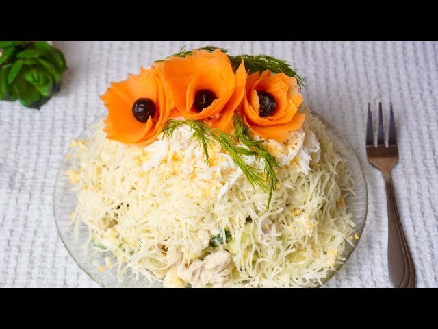 Слоёный салат с курицей на новогодний стол от Panna Lesia (Панна Леся)