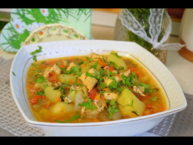 Суп с курицей в мультиварке от Готовим с Мариной Ломака