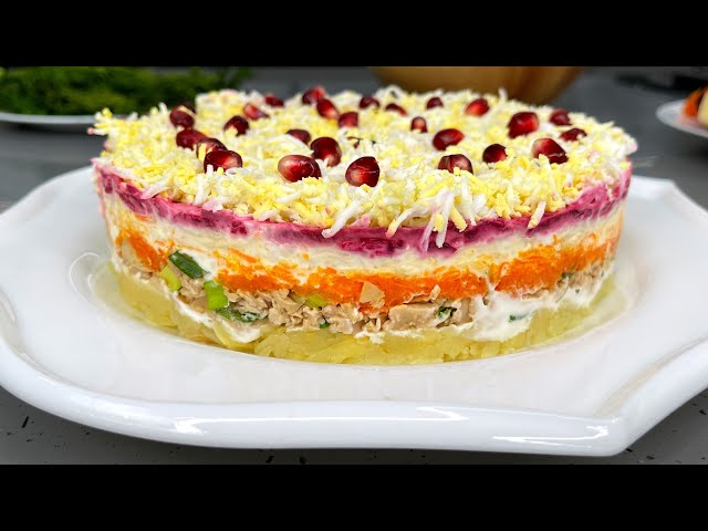 Праздничный салат с печенью трески от Цветкова Наталья