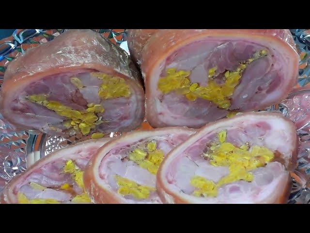 Мясной рулет из рульки от Кулинарные хитрости от Елены