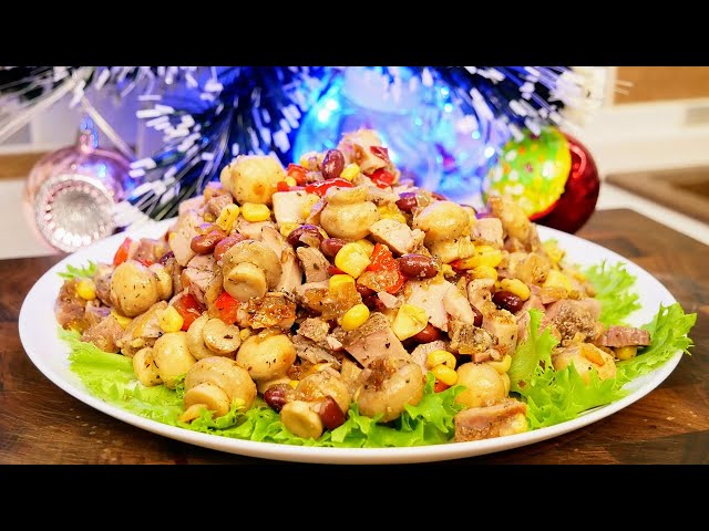 Мясной салат на праздничный стол от Галина Кухня