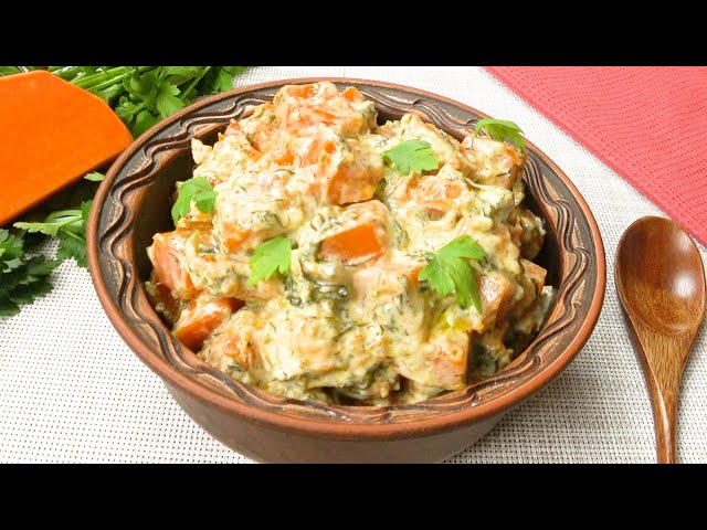 Тыква в сметанном соусе на обед от Вкусная кухня. Простые рецепты