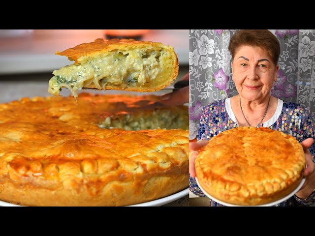 Сытный пирог с сыром от Мамины рецепты