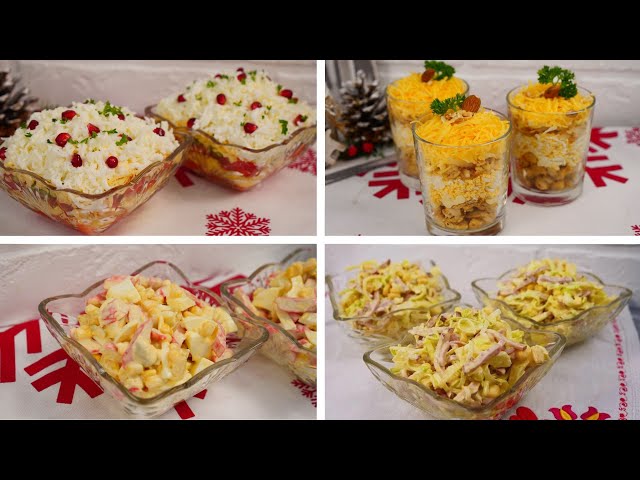Салаты на новогодний стол от Вкусно Просто и Доступно