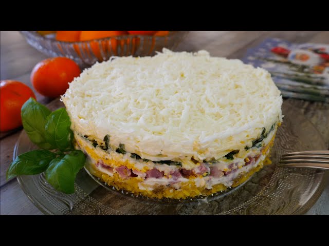 Праздничный салат с ветчиной и картошкой от Ольга Матвей