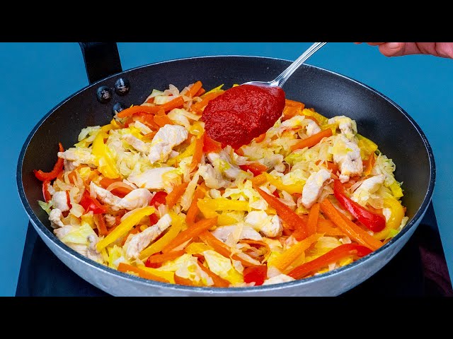 Вкусный рис с курицей и овощами на сковороде от Аппетитно ТВ