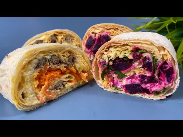 Праздничные закуски из лаваша от Мелодия вкуса