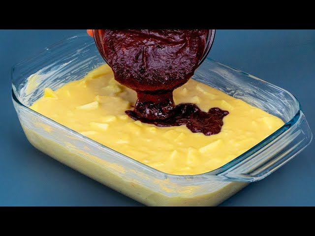 Воздушный пирог с яблоками и джемом от Аппетитно ТВ