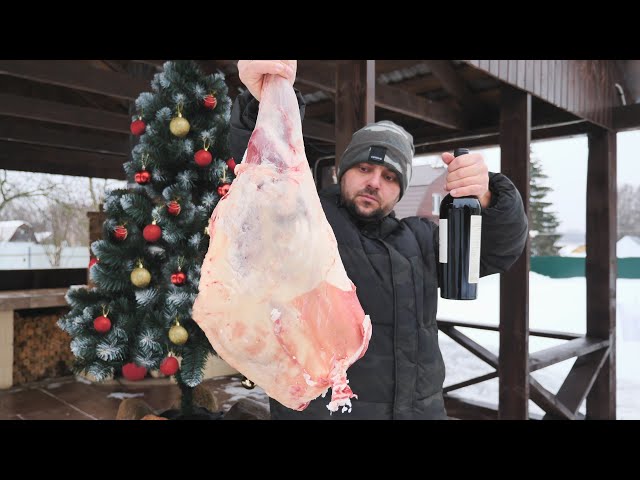 Сочная баранина на углях от Сеня в деле