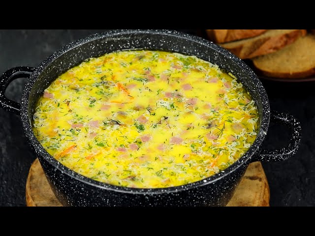 Суп с ветчиной и грибами от Вкусные советы