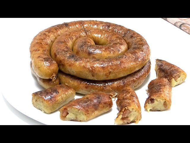 Ароматная картофельная колбаса от Выпечка и кулинария