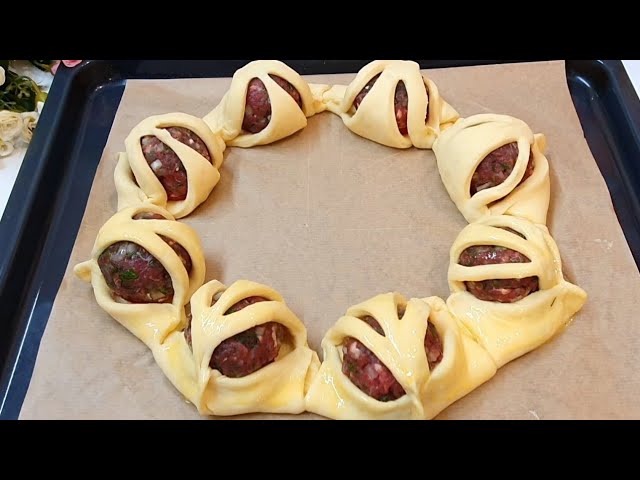 Соседка по даче дала рецепт пирога с мясом, мы кушаем уже месяц от Нафис Таомлар