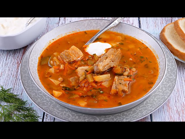 Вкусный наваристый рассольник с перловкой, солеными огурцами и мясом от Коллекция Рецептов