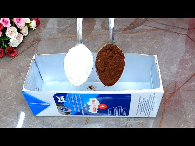 У вас есть пустая коробка! Только мука и какао настолько вкусно едят даже 3 часа ночью