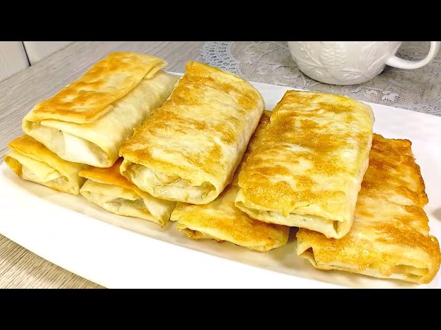 Самые ленивые, но такие вкусные - хрустящие и мягкие пирожки на сковороде