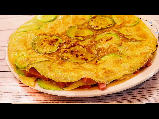 Летом самое то! Рецепт вкуснейшего завтрака из кабачков и яиц