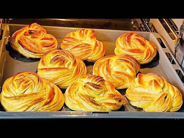 Лучшие булочки за всю мою жизнь! Круче и вкуснее не бывает вкуснятина к чаю из того что было в шкафу