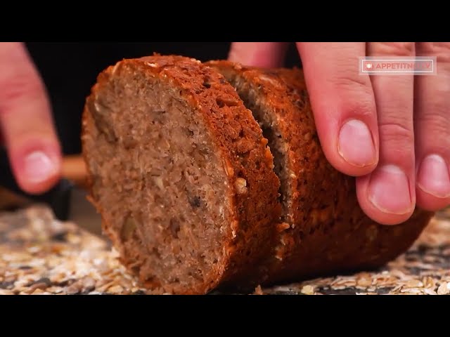 Полезный хлеб в банке - из овсяных хлопьев!