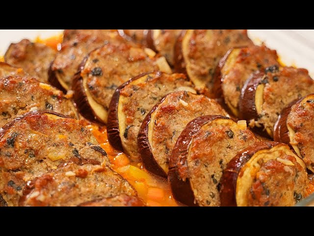 Нереальная вкуснятина на обед или ужин! Баклажаны с фаршем в духовке
