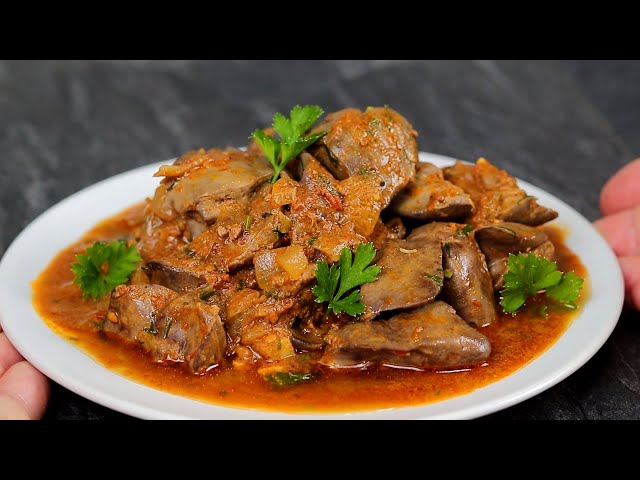 Самая вкусная и нежная куриная печень ! Нежнее этой печени я не ел. Куриная печень в томатном соусе