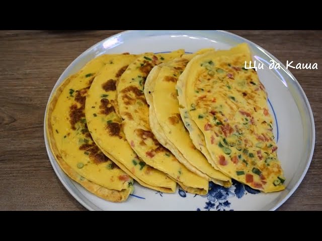 Такой завтрак готовлю 3 раза в неделю! Все смешал и на сковороду! Вкуснее, чем пицца!