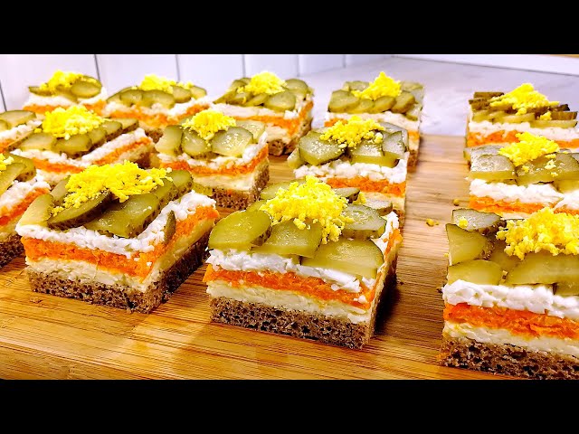 Дешёвая- не значит не вкусная. Потрясающая закуска на праздничный стол из простых продуктов
