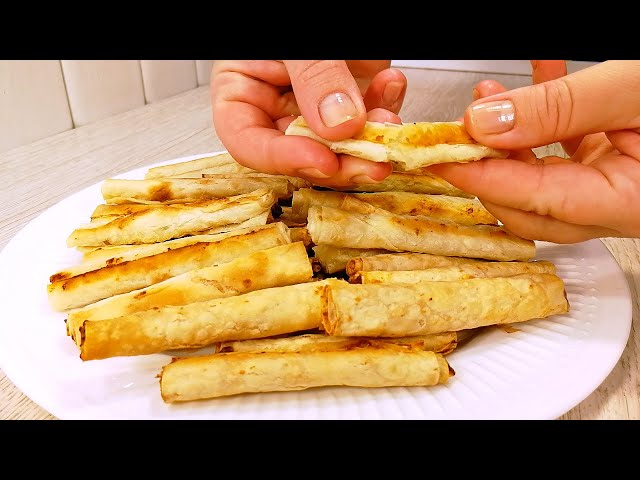 Остановиться невозможно! Минутные вкусные хрустящие трубочки