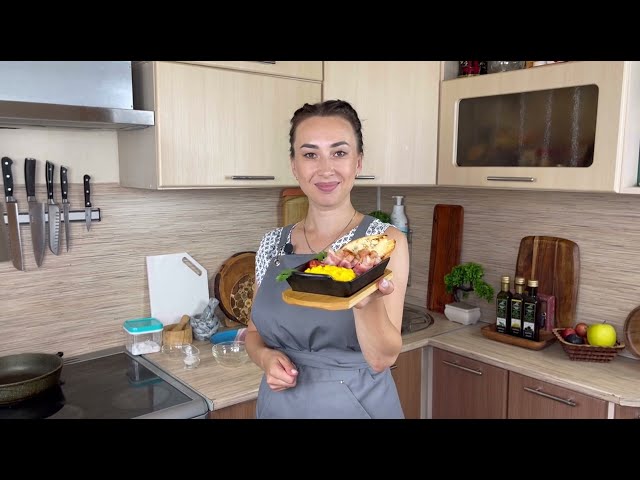 Только 2 яйца, кусочек сливочного масла и завтрак готов! Могу есть хоть каждый день! Вкусно и просто