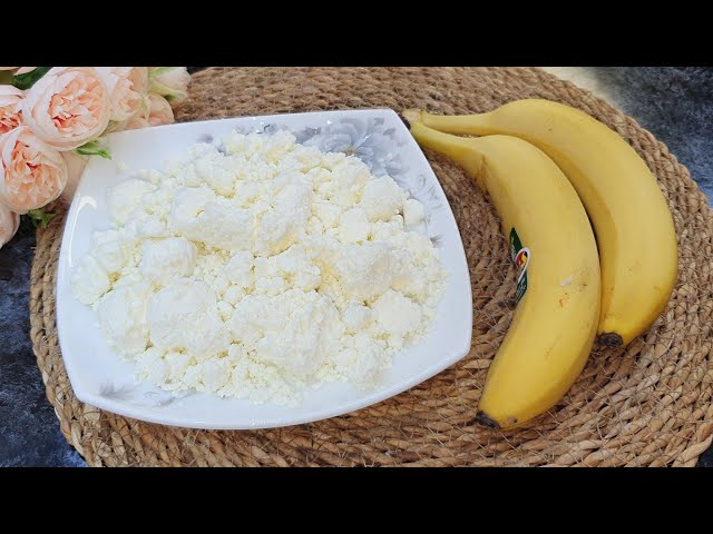 Когда есть творог и банан сразу готовлю эту вкуснятину! Готовлю вместо обычной запеканки