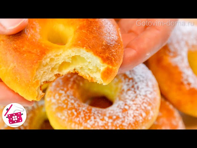 Пончики больше не жарю! Без дрожжей и без масла! Готовим дома пончики