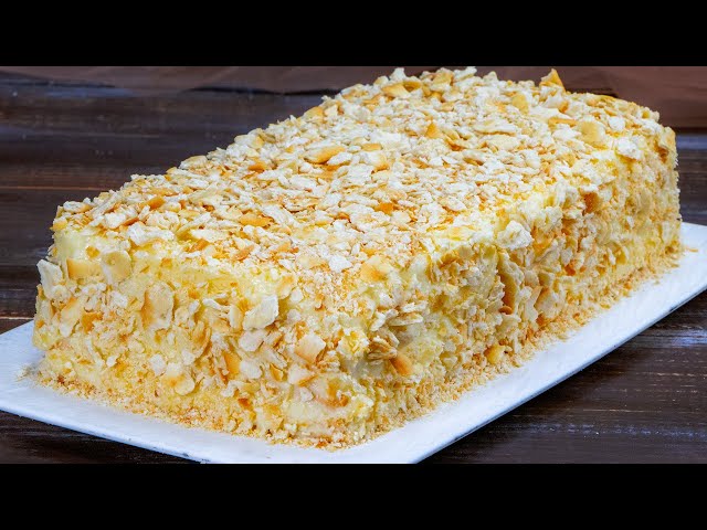 Вкуснее классического наполеона! Очень дешевый и быстрый торт